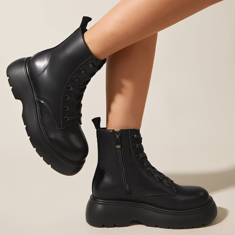 Thick-soled British Style Martin Boots Newgew