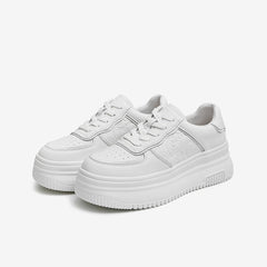 Minimalist Front Lace-up Casual Sneakers Newgew