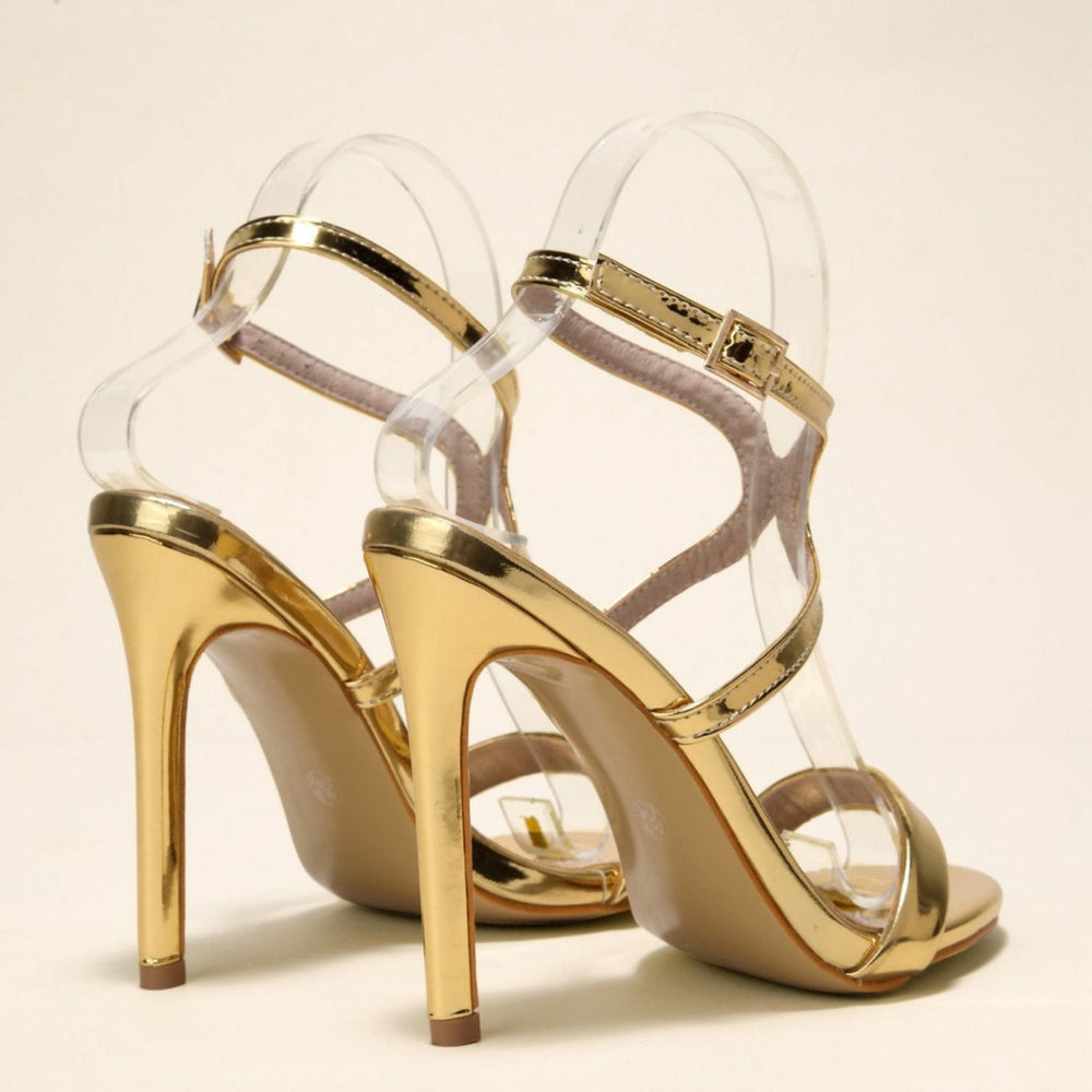 Minimalist Ankle Strap Heel Sandals Newgew
