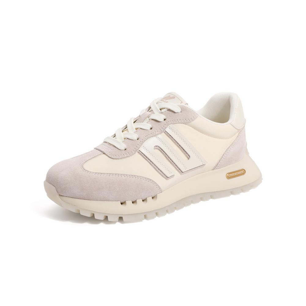 Front Lace-up Retro Color Block Sneakers Newgew