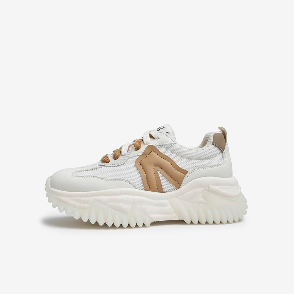 Front Lace-up Platform Sneakers Newgew