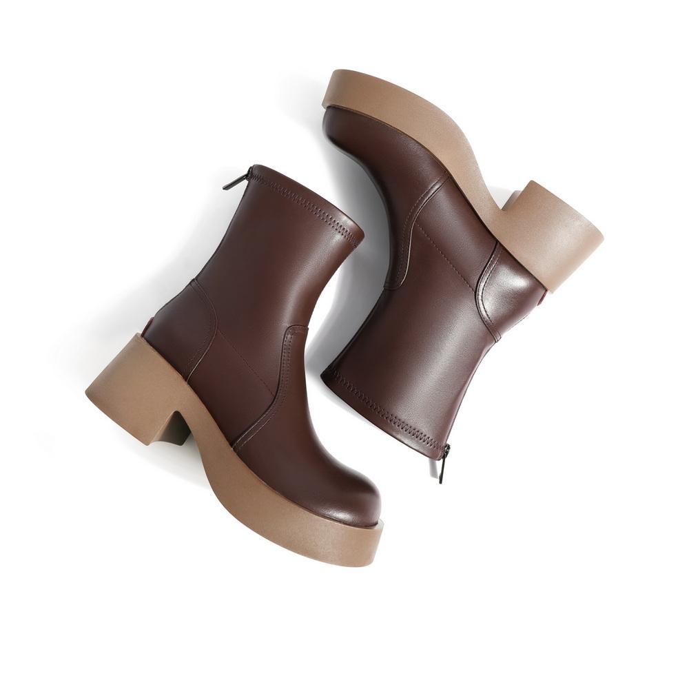 Zipper Minimalism Boots Newgew