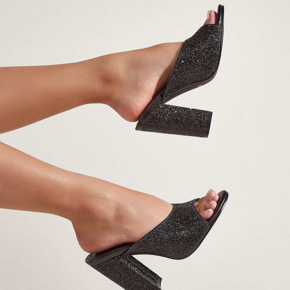 Chunky heeled Peep Toe sandals Newgew
