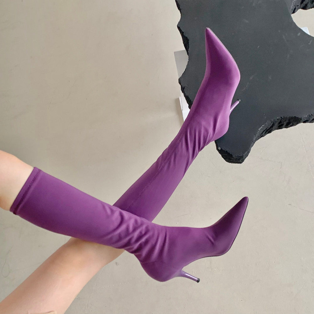 Pointed Toe Stiletto Boots Newgew