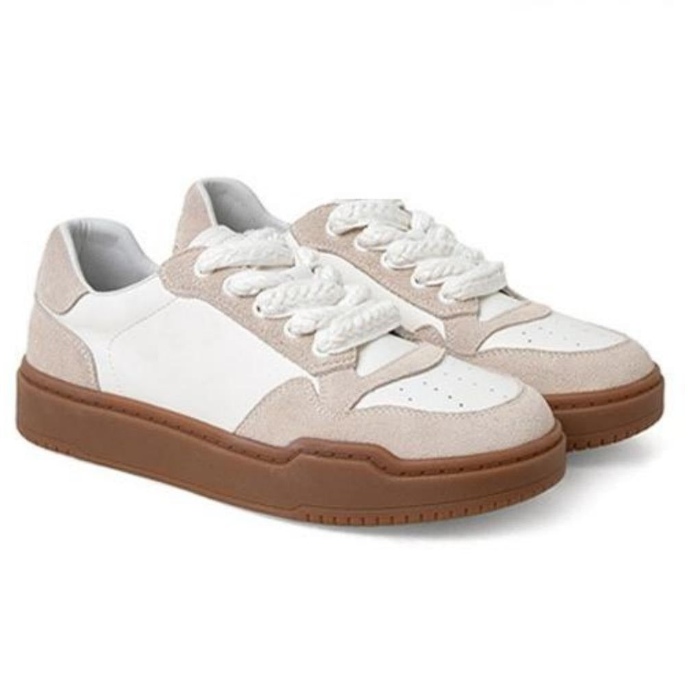 Minimalist Color Block Casual Sneakers Newgew