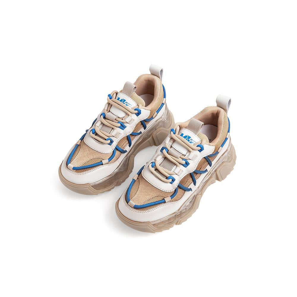 Color Block Platform Sneakers Newgew
