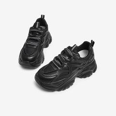 Front Lace-up Thick-soled Sneakers Newgew