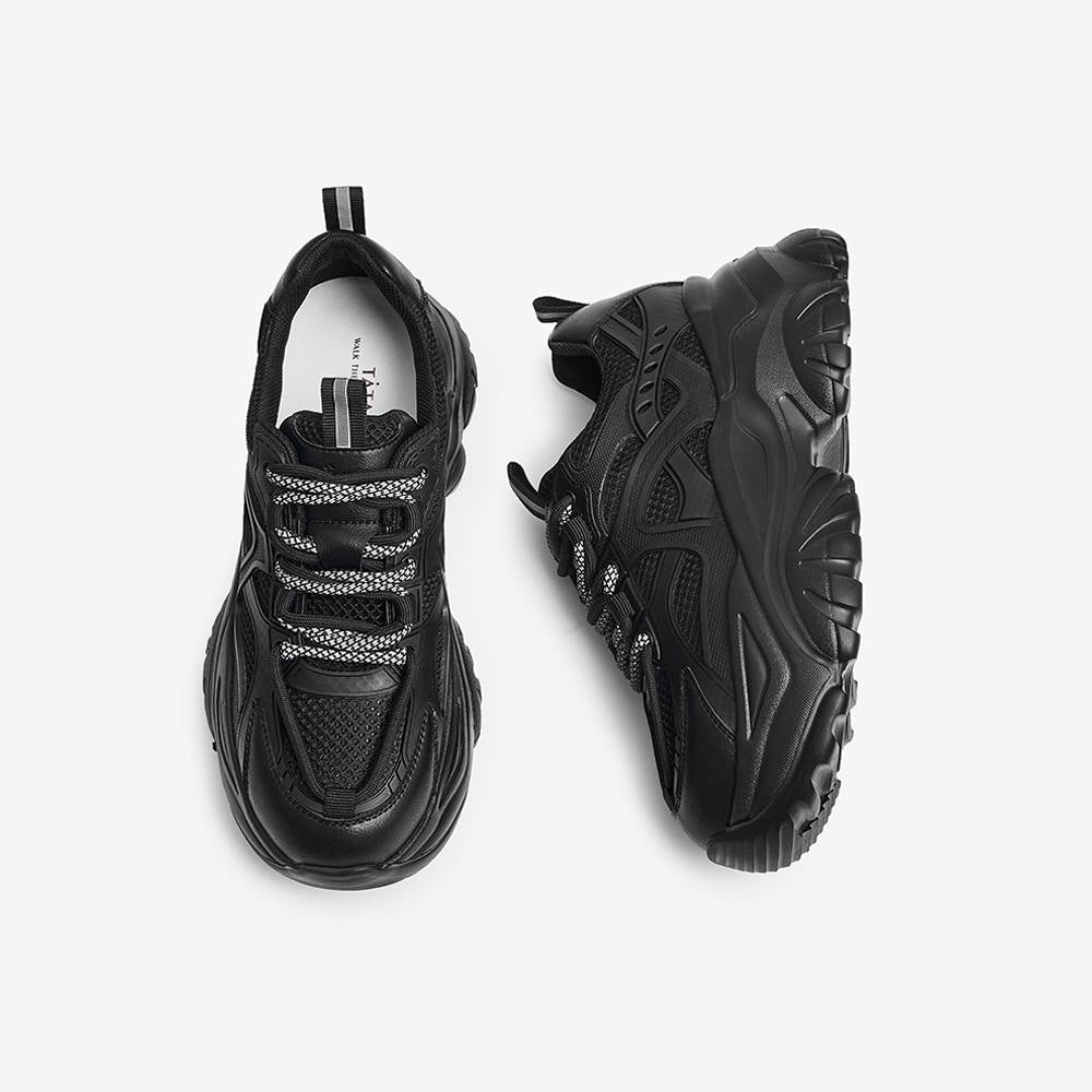 Front Lace-up Thick-soled Sneakers Newgew
