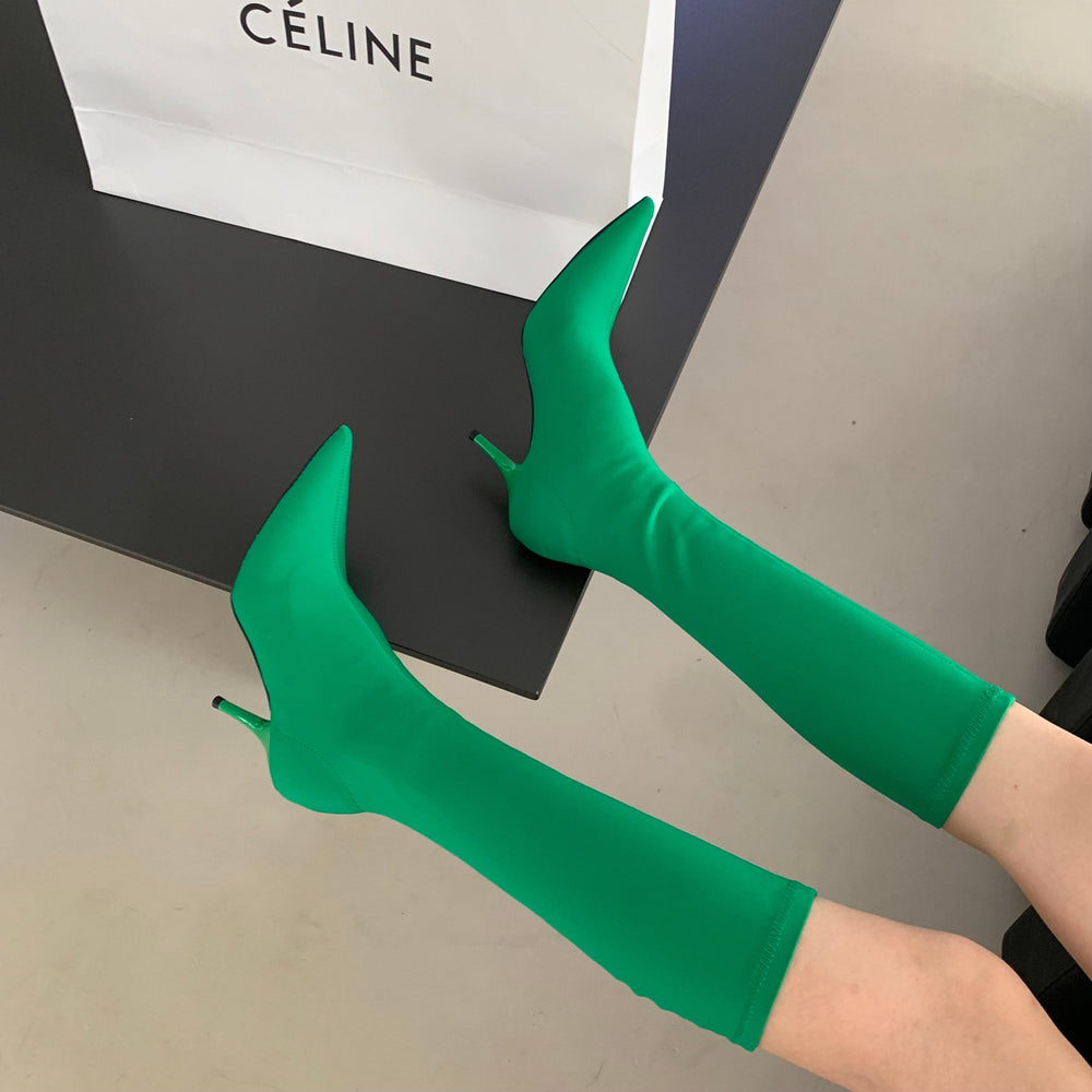 Pointed Toe Stiletto Boots Newgew