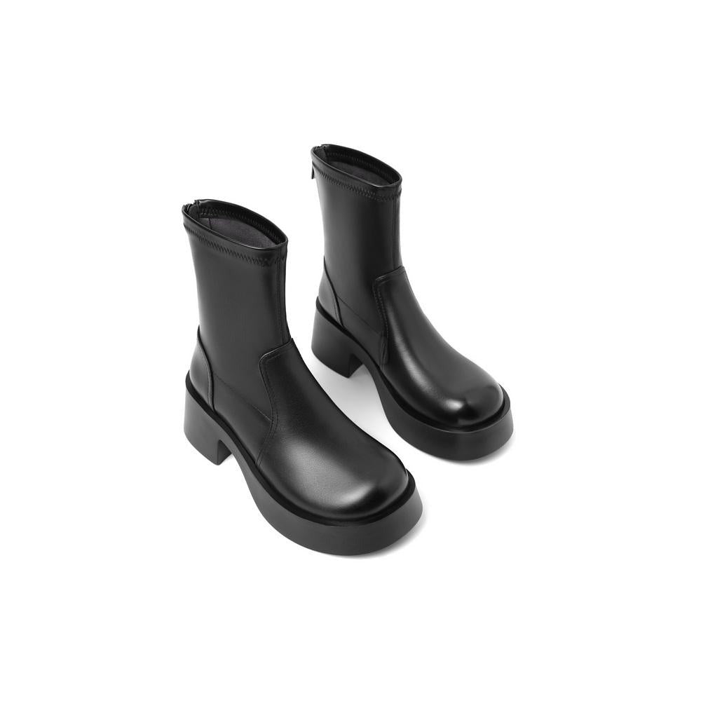 Zipper Minimalism Boots Newgew