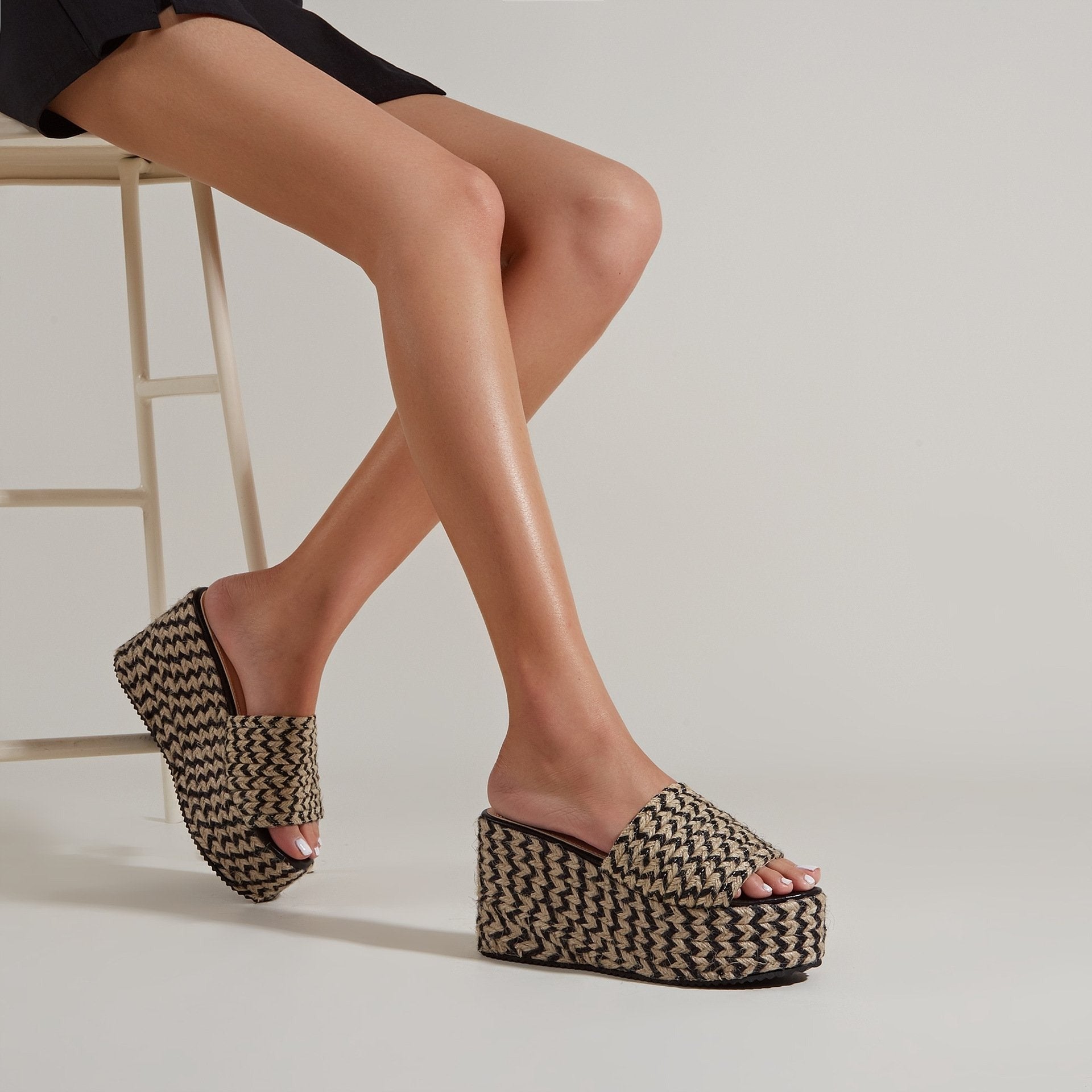 Woven Wedge Sandals Newgew