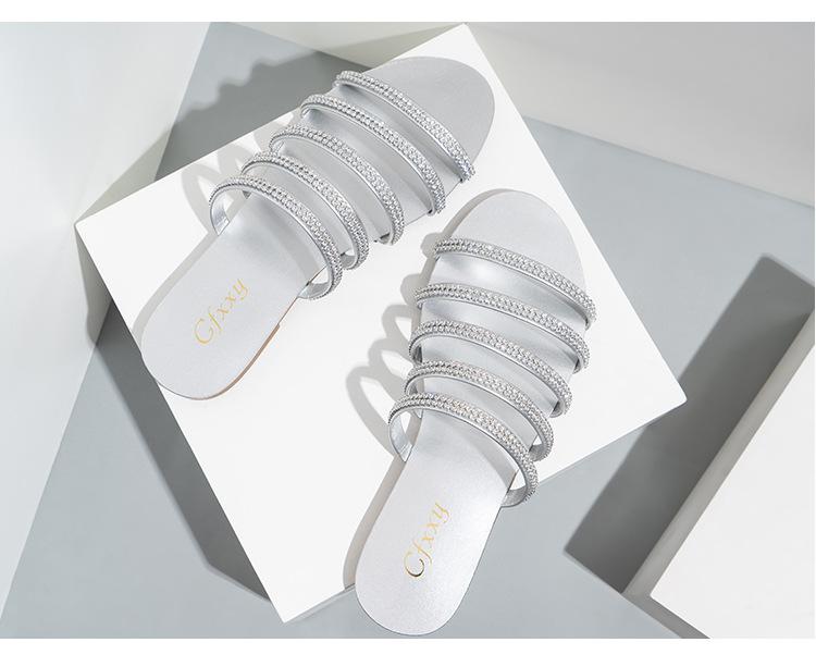 Hollowed Out Flat Sandals Newgew