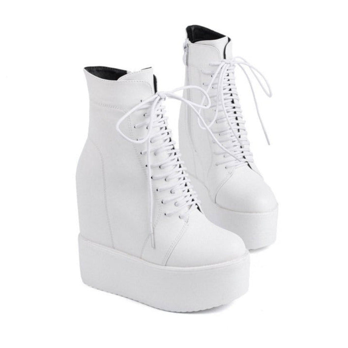 Slope Heeled Height Increase Boots Newgew