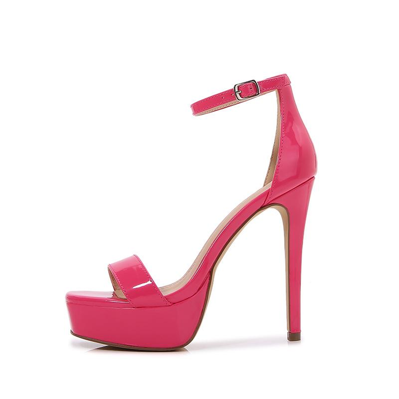 Solid Color One-way band Sandals Newgew