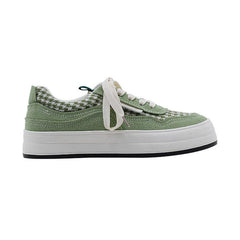 Low-top  Chidori Grid Sneakers Newgew