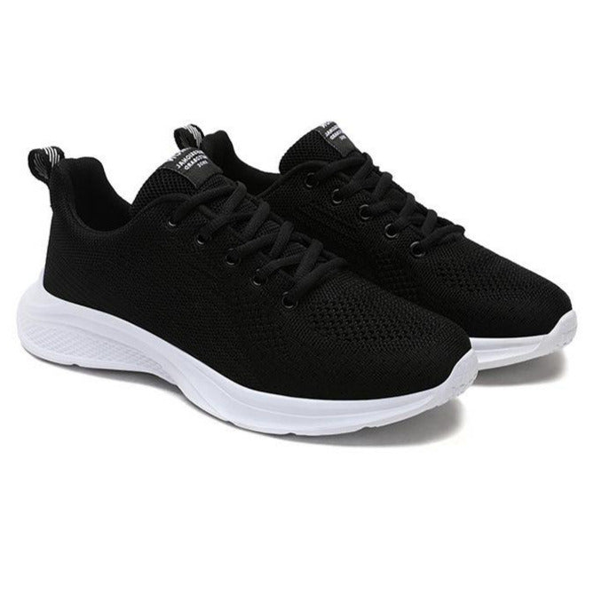 Front Lace-up Fly Knit Sneakers Newgew