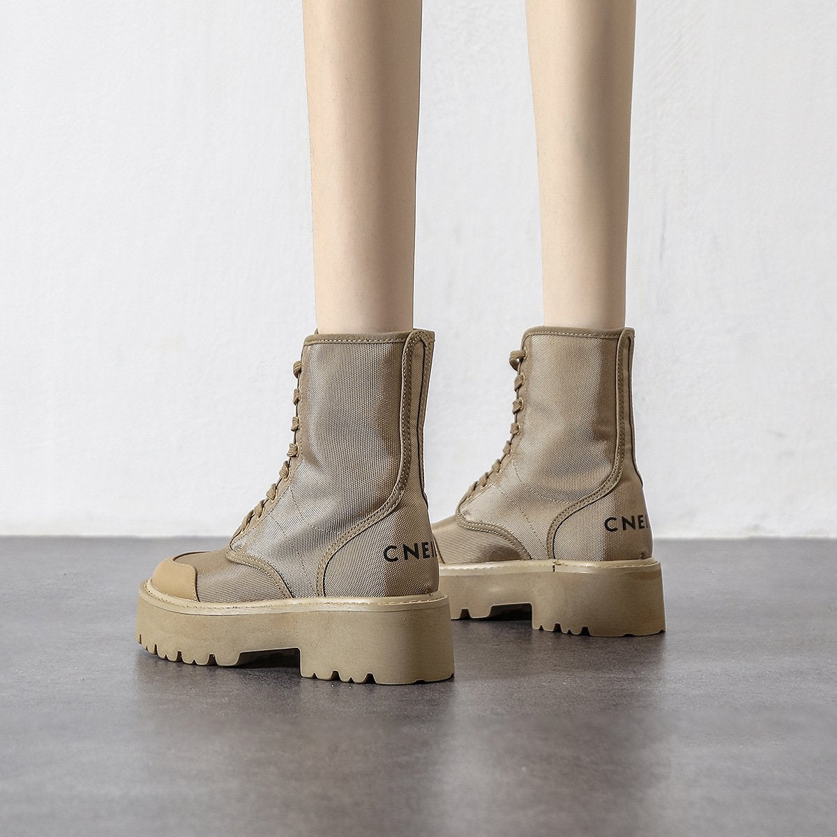 Hollow out Round head Martin Boots Newgew