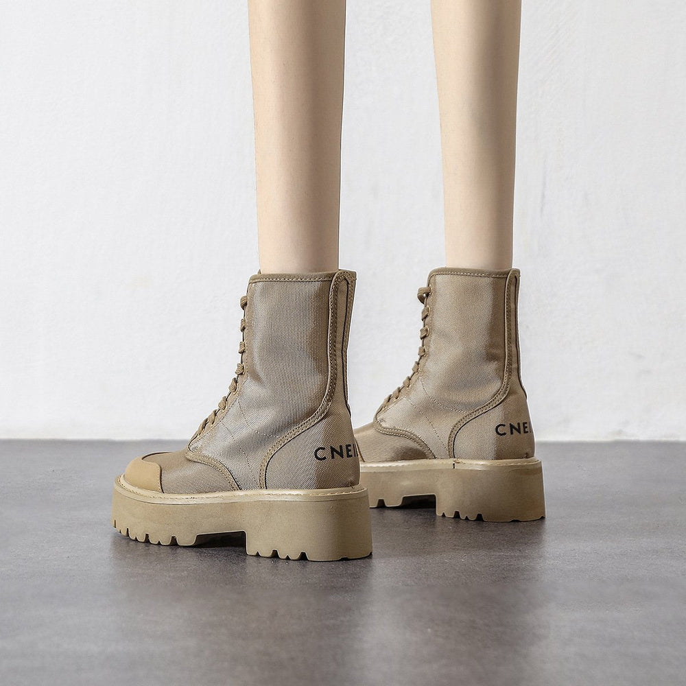 Hollow out Round head Martin Boots Newgew