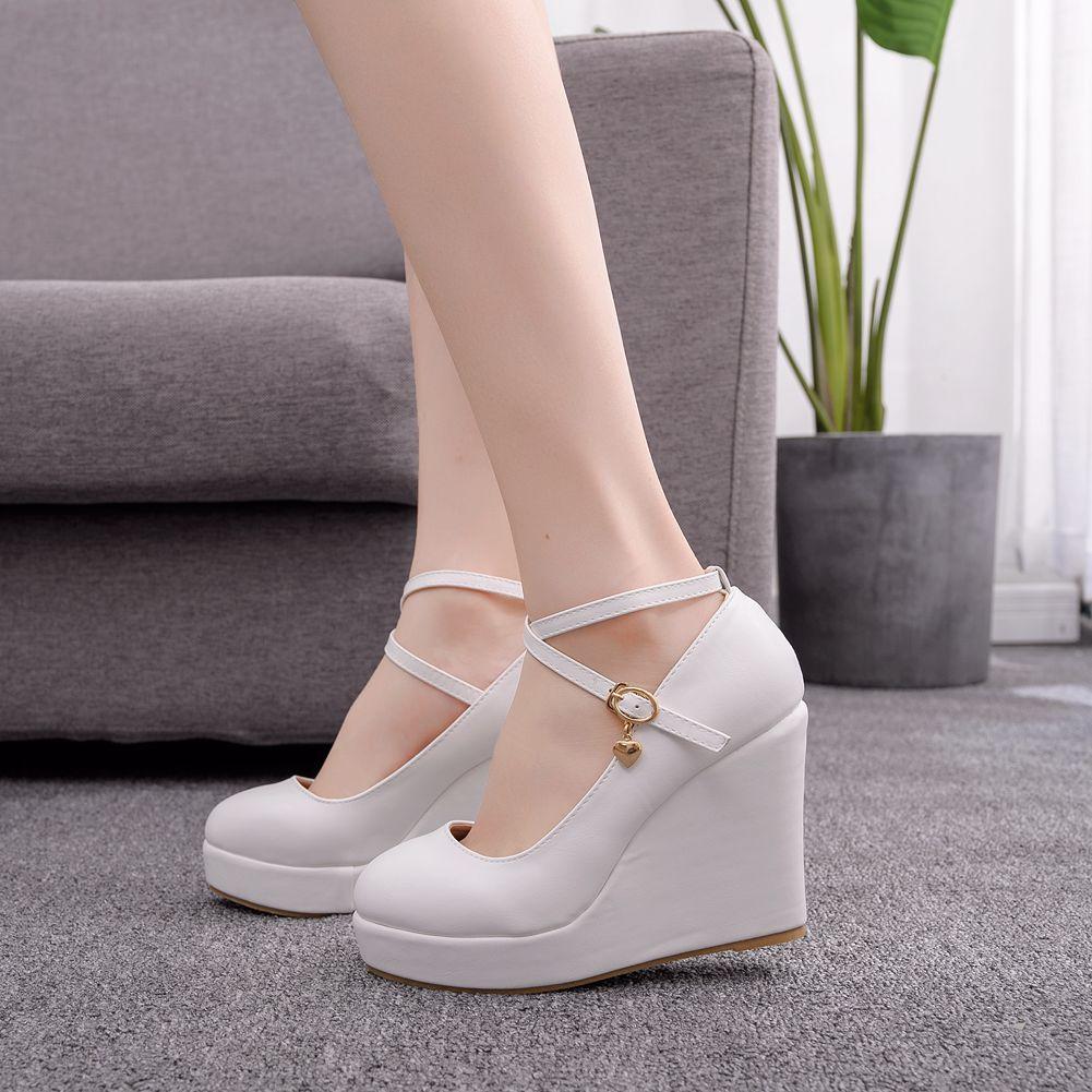 Cross Strap Waterproof Wedge Newgew
