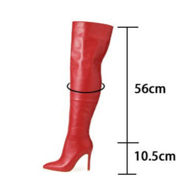Minimalist Stiletto High-heeled Tall boots Newgew