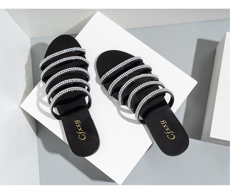 Hollowed Out Flat Sandals Newgew