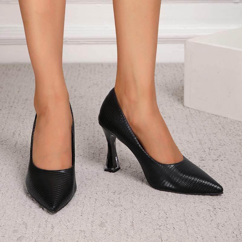 Pointed Toe Heeled Pumps Newgew