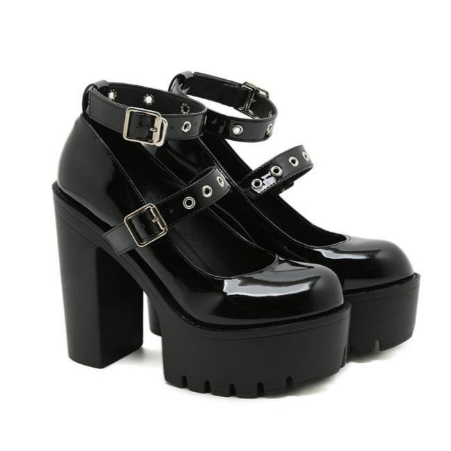 Halloween Chunky High Heels Newgew