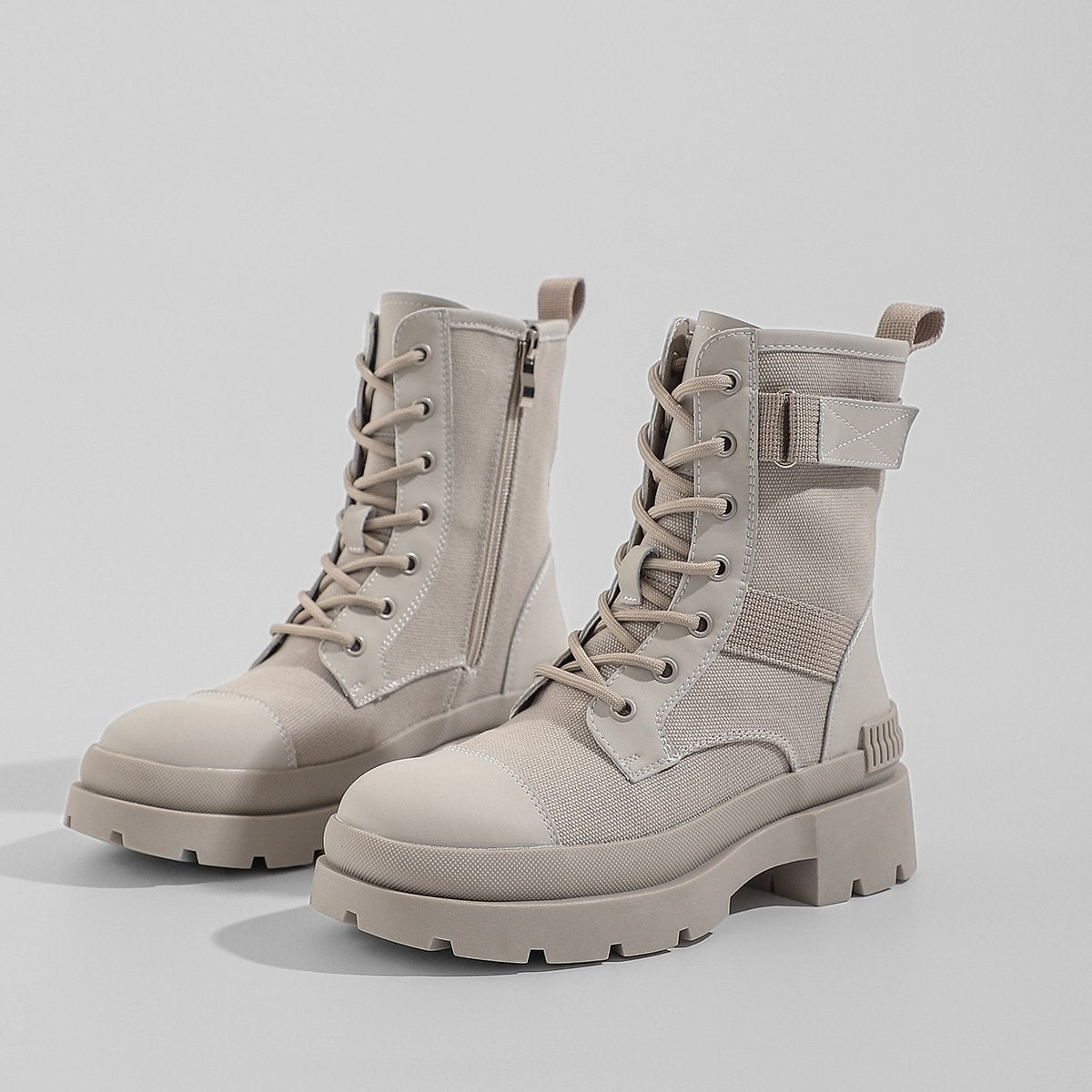 High-top Tooling Martin Boots Vintage Lace-up Martin Boots Newgew