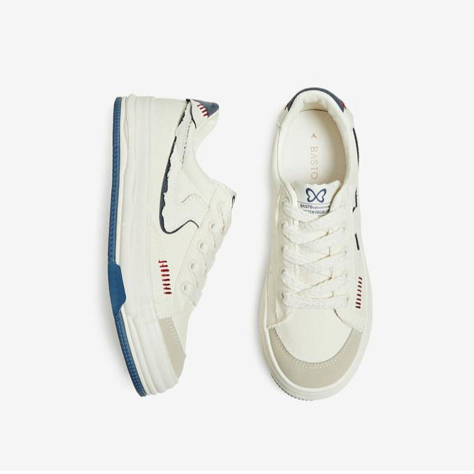 Front Lace-up Casual Canvas Shoes Newgew