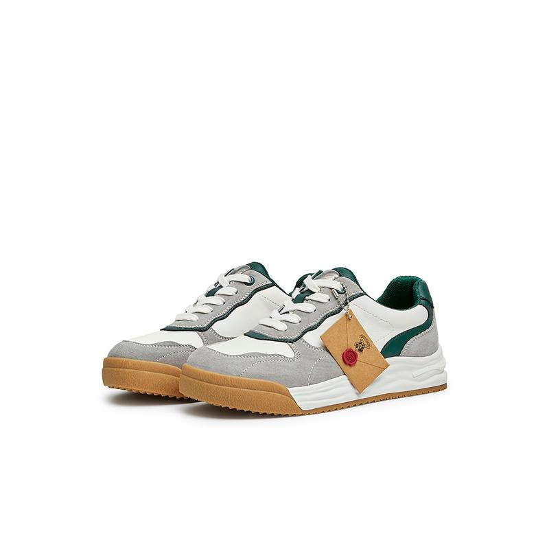 Front Lace-up Clashing Casual Sneakers Newgew
