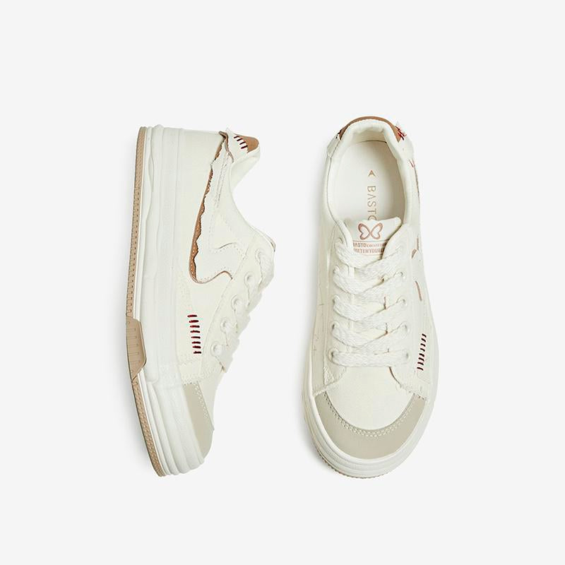 Front Lace-up Casual Canvas Shoes Newgew