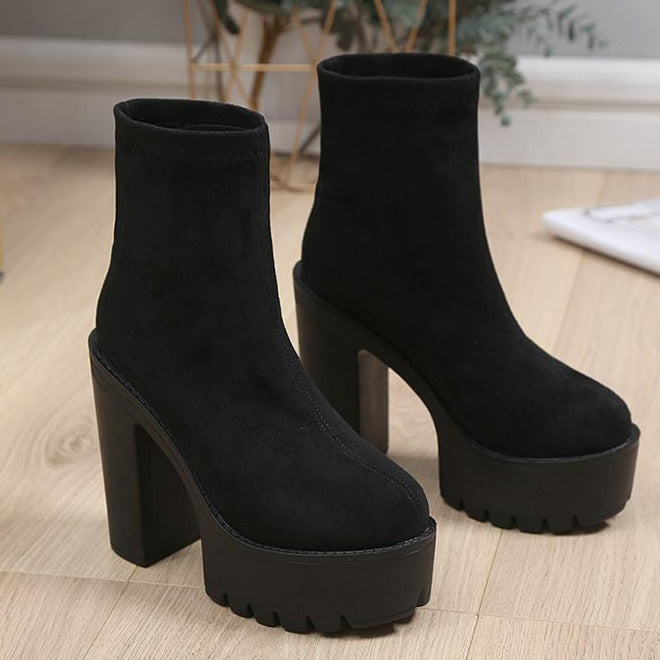 Stylish High-heeled Boots Newgew