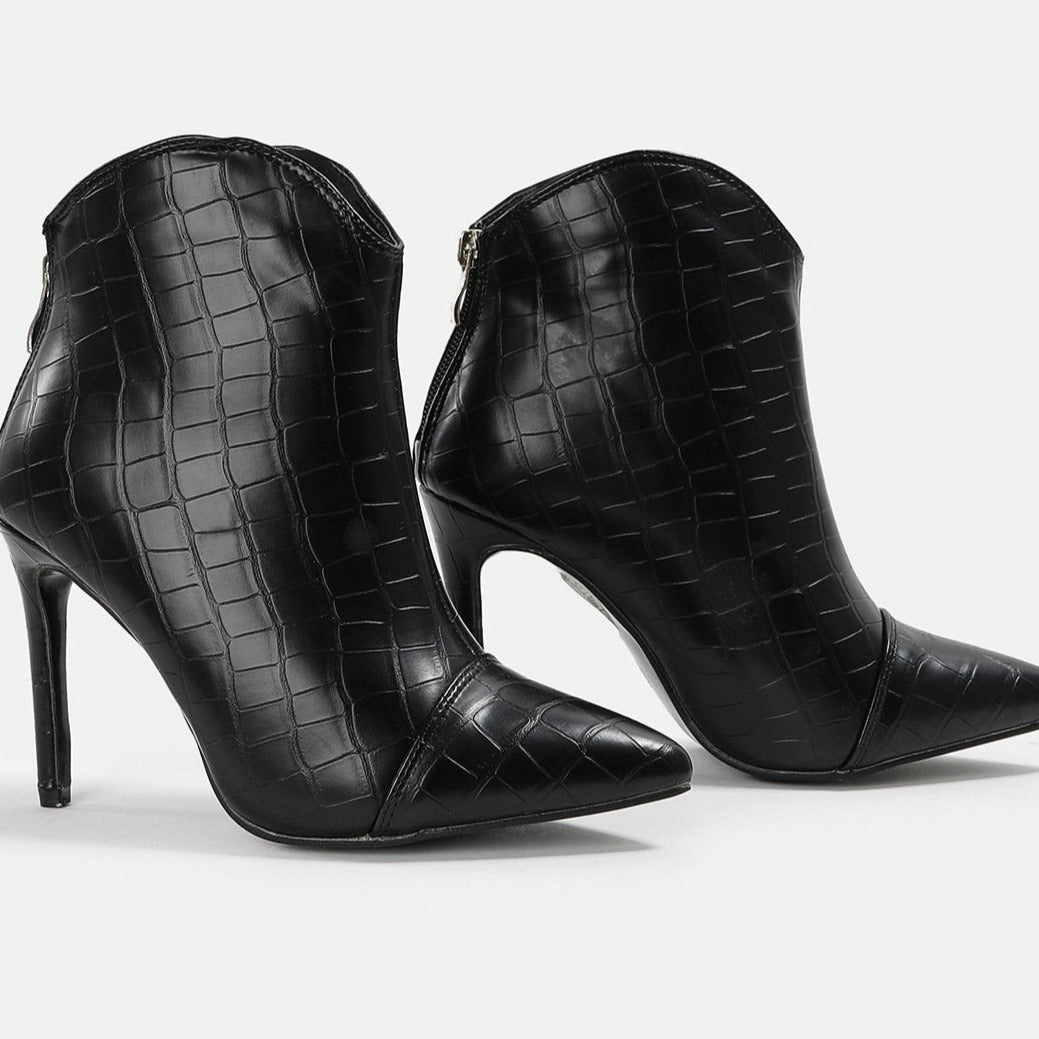 Pointed Toe Short Boots Newgew