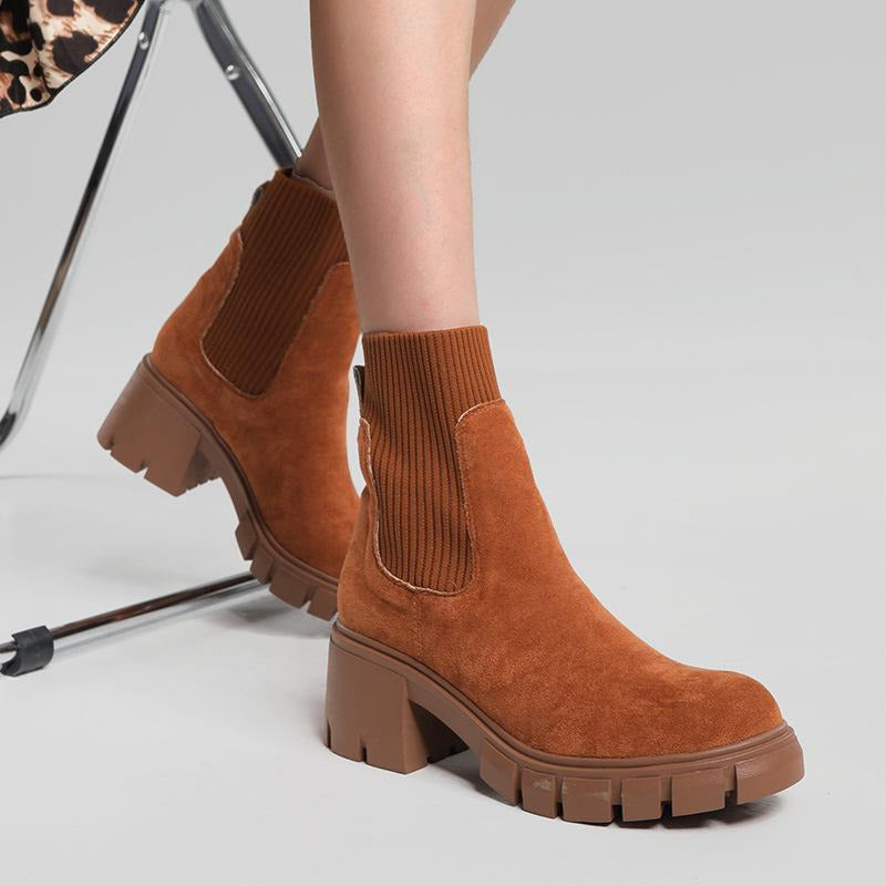British Style Chunky Thick-soled Martin Boots Newgew