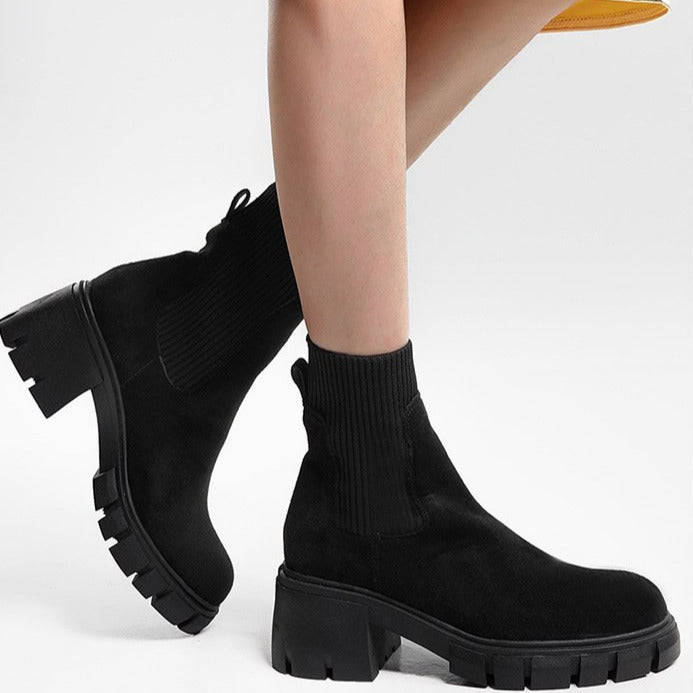 British Style Chunky Thick-soled Martin Boots Newgew