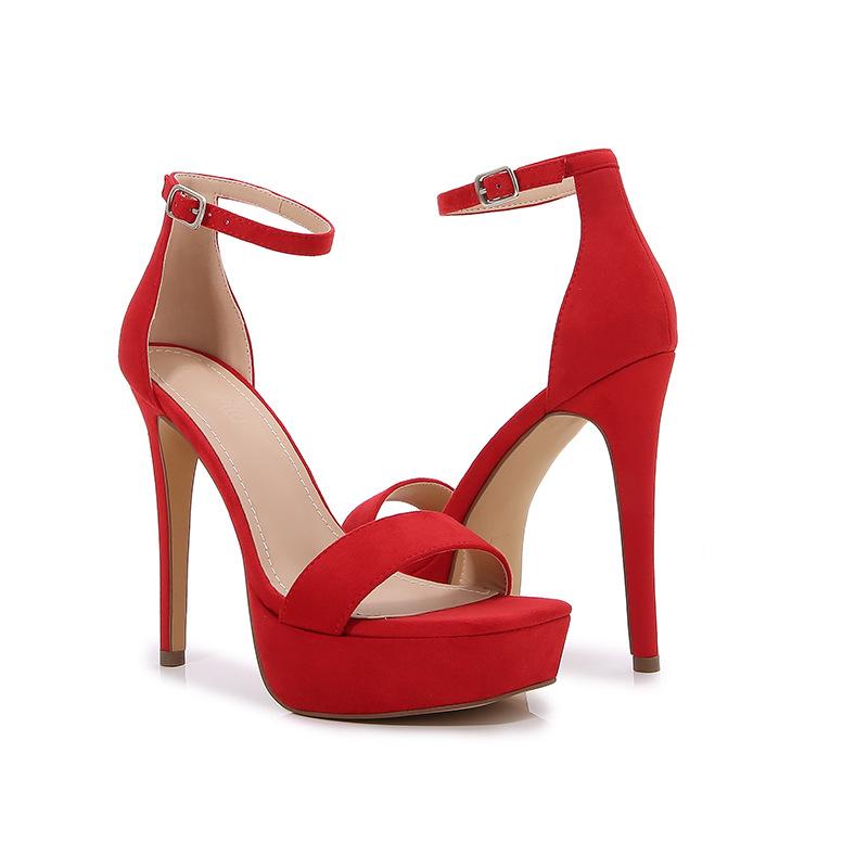 Solid Color One-way band Sandals Newgew