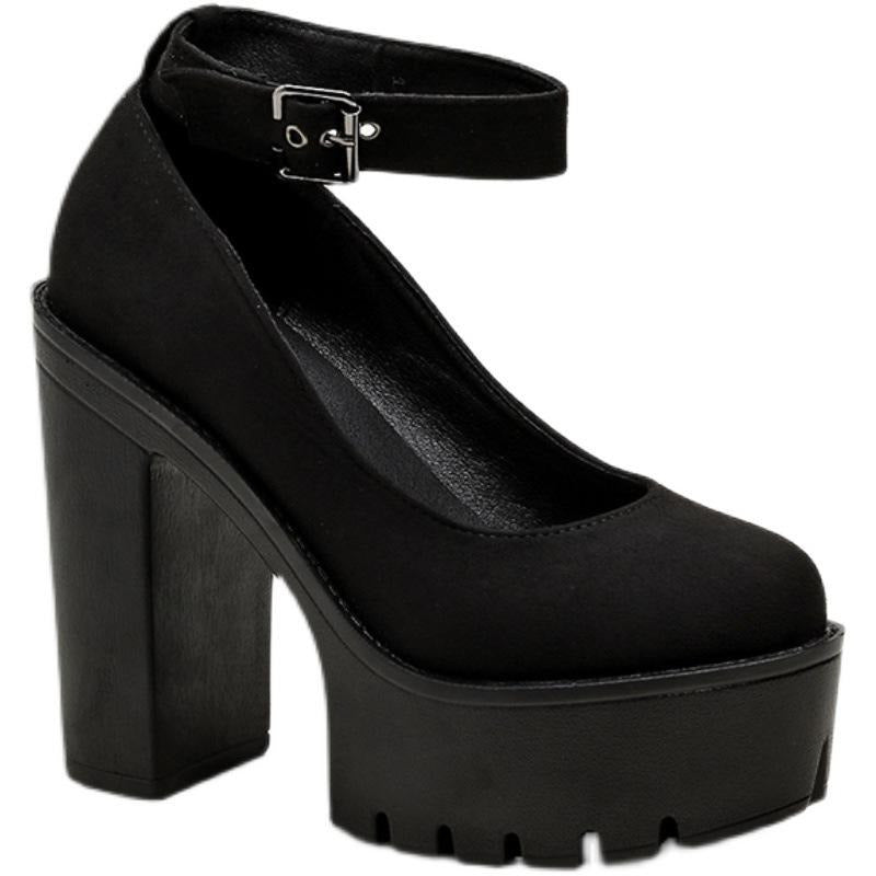 Waterproof Platform Thick High Heels Newgew