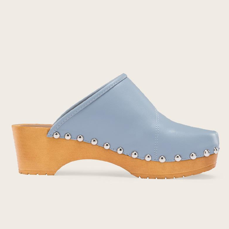Chunky Heeled Mule Pumps Newgew