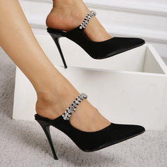 Diamond Elements Pointed Fine High Heels Newgew