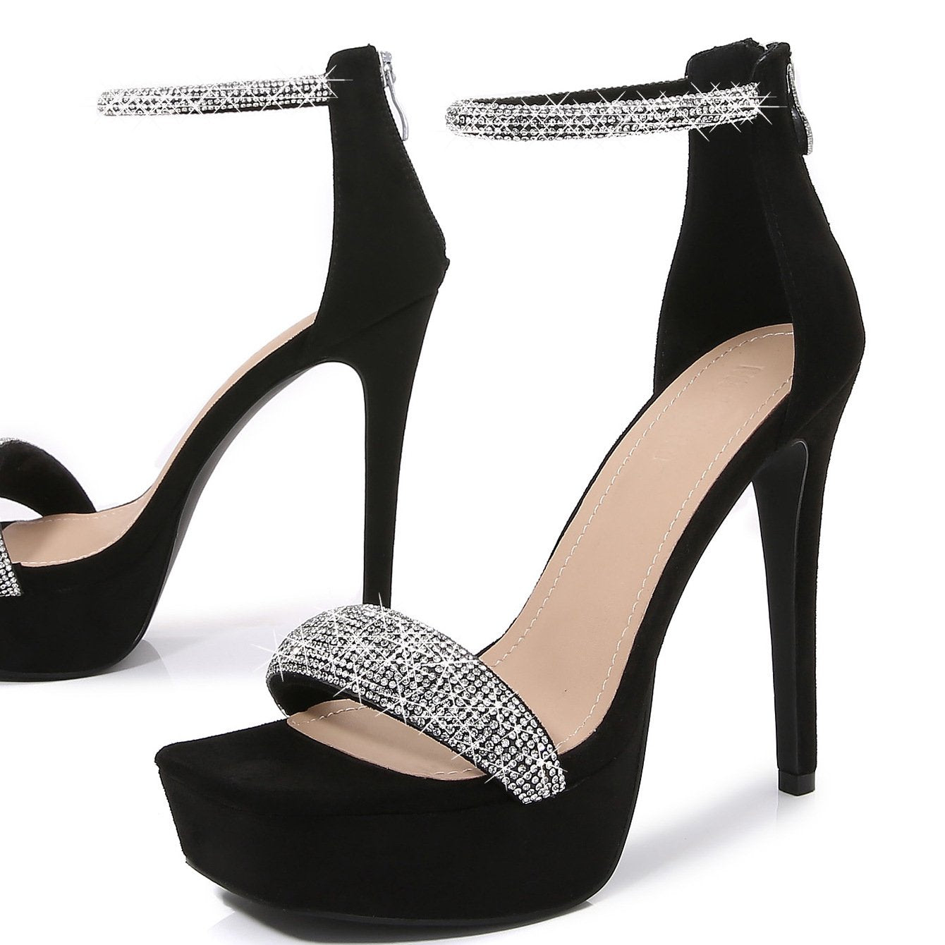 Ankle Strap Diamond Sandals Newgew