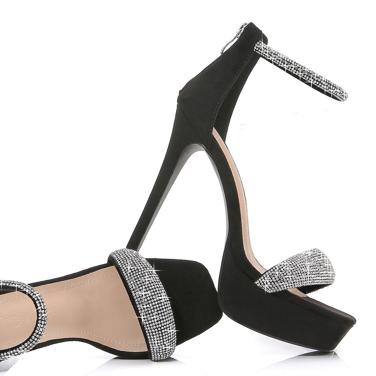 Ankle Strap Diamond Sandals Newgew