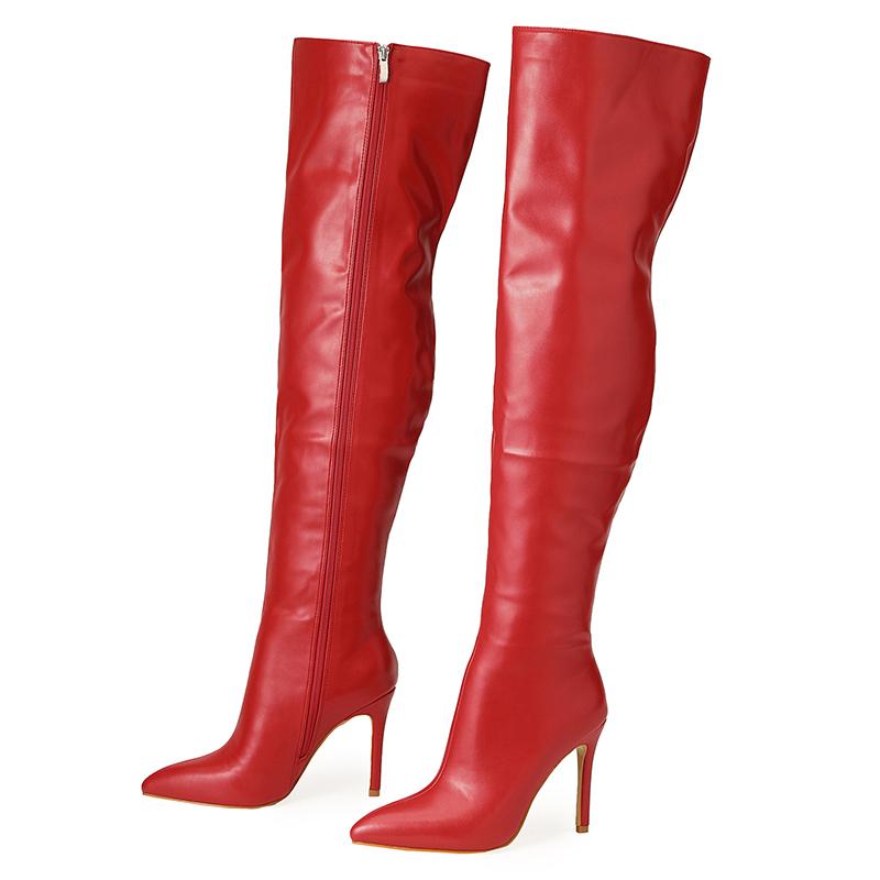 Minimalist Stiletto High-heeled Tall boots Newgew