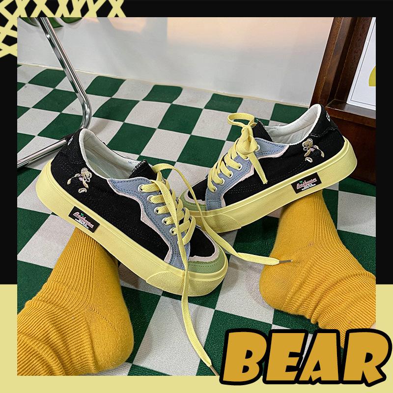 Color Block Canvas Sneakers Newgew