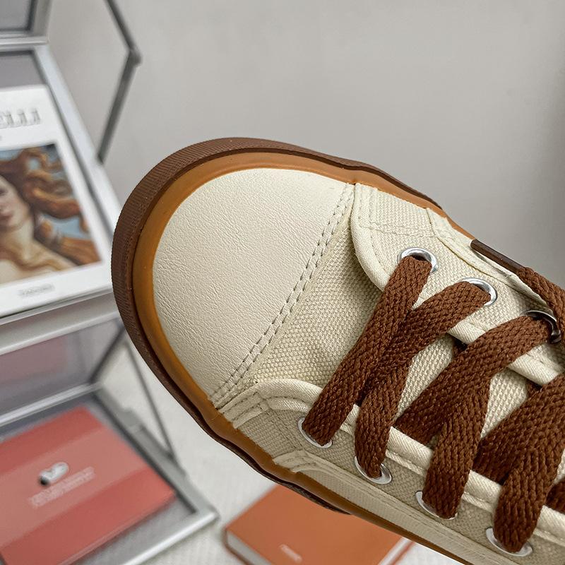 Vintage Flat-bottomed Sneakers Newgew