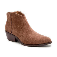 Retro Thick Heeled Side Zipper Boots Newgew