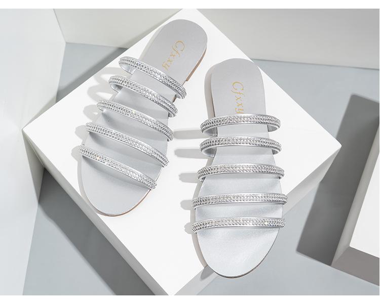 Hollowed Out Flat Sandals Newgew