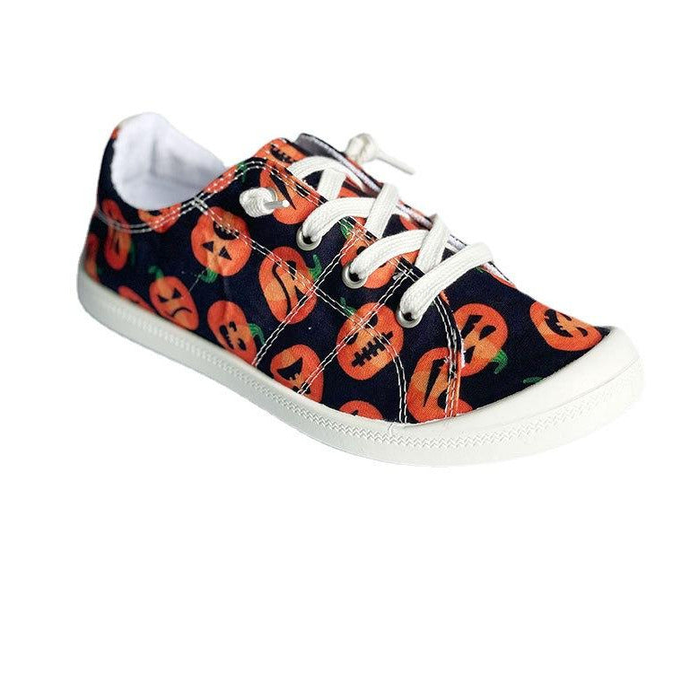 Newbell Halloween Pumpkin Casual Sneakers Newgew