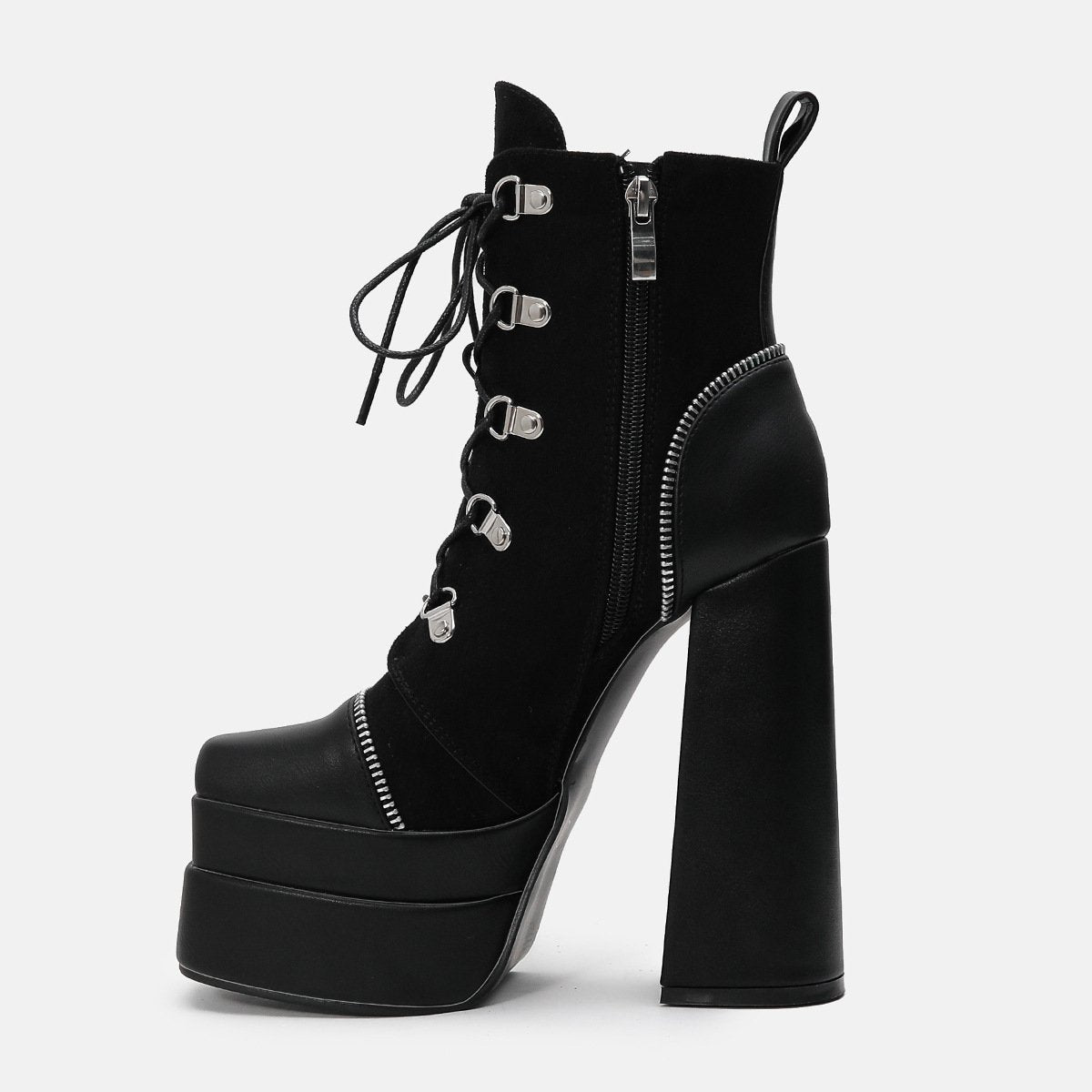 Waterproof Platform Super High Heel Mid Boots Newgew