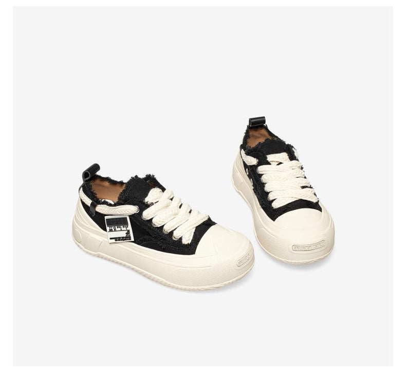 Front Lace-up Casual Canvas Shoes Newgew