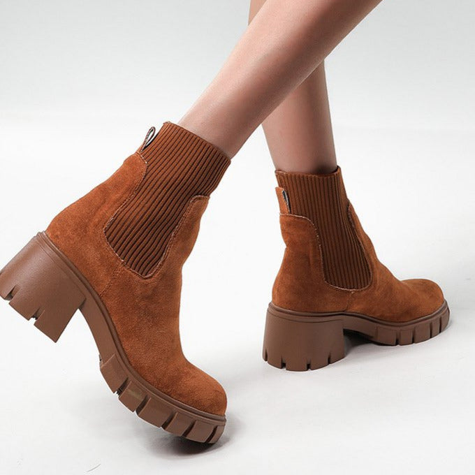 British Style Chunky Thick-soled Martin Boots Newgew
